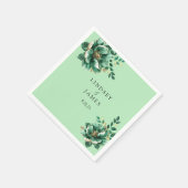Serviette En Papier Mariage (Coin)