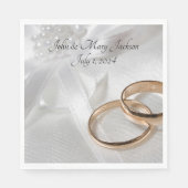 Serviette En Papier Mariage (Devant)