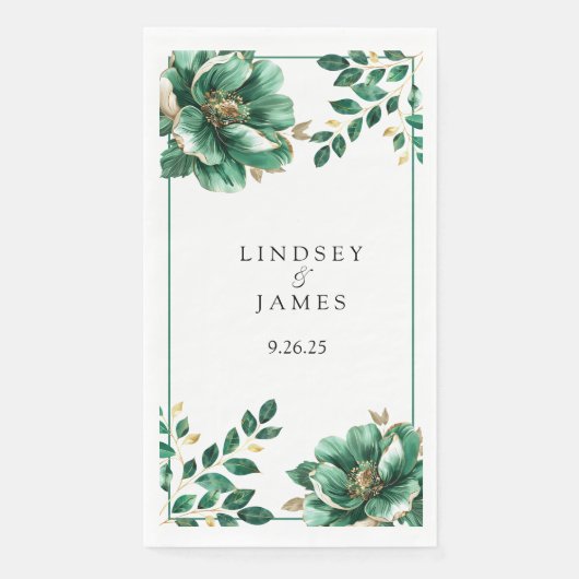 Serviette En Papier Mariage (Devant)