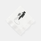 Serviette En Papier Mariage (Coin)