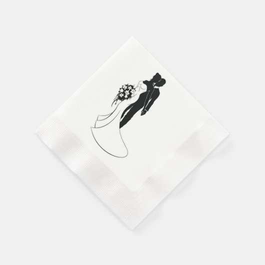 Serviette En Papier Mariage (Coin)