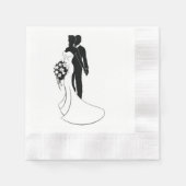 Serviette En Papier Mariage (Devant)