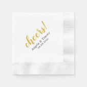 Serviette En Papier Mariage (Devant)