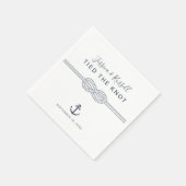 Serviette En Papier Mariage à l'ancre (Coin)