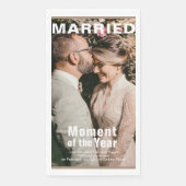 Serviette En Papier Mariage Ajouter Papier photo Napkin (Devant)