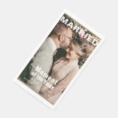Serviette En Papier Mariage Ajouter Papier photo Napkin (Coin)