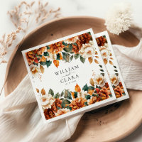 Mariage aquarelle terracotta floral Boho