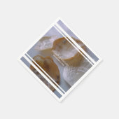 Serviette En Papier Mariage Beach Clams (Coin)