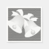 Serviette En Papier Mariage Bells (Devant)