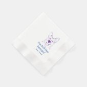 Serviette En Papier Mariage berger allemand serviettes (Coin)