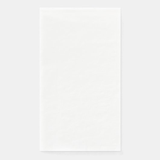 Serviette En Papier Mariage blanc clair (Devant)