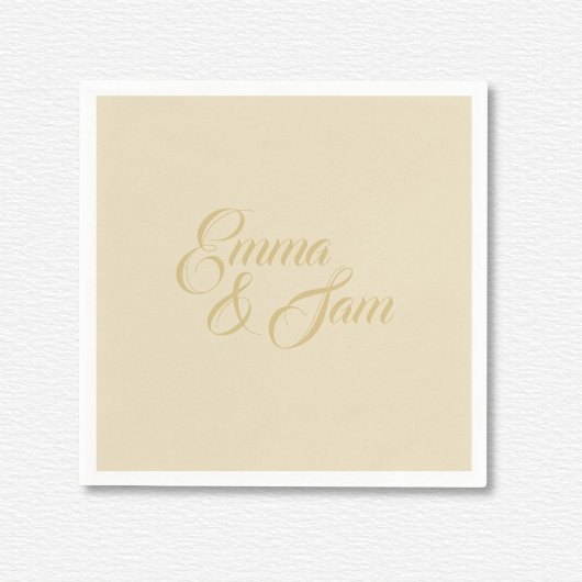 Serviette En Papier Mariage blanc Lotus