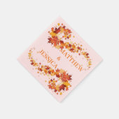 Serviette En Papier Mariage Bliss de récolte (Coin)