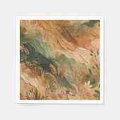 Serviette En Papier Mariage Boho Peach Peach Peach (Devant)