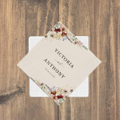 Serviette En Papier Mariage Boho Tiny Fleur sauvage