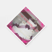 Serviette En Papier MARIAGE CAKE Closeup PAPIER Napkin (Coin)
