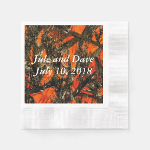 Serviette En Papier Mariage Camouflage serviettes