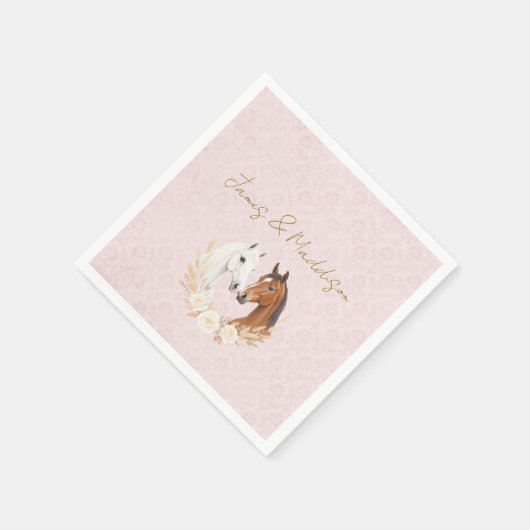 Serviette En Papier Mariage campagnard rustique Boho (Coin)