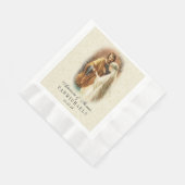 Serviette En Papier Mariage catholique de mariée mariage Mary Joseph (Coin)