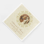 Serviette En Papier Mariage catholique de mariée mariage Mary Joseph (Coin)