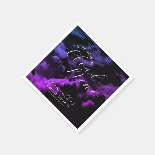 Serviette En Papier Mariage Céleste Nuage Neuf Galaxie (Coin)