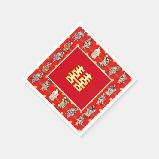 Serviette En Papier mariage chinois bonne chance serviettes serviettes (Coin)