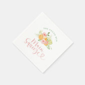 Serviette En Papier Mariage Citron Main Squeeze (Coin)