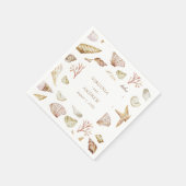Serviette En Papier Mariage Coquillage (Coin)