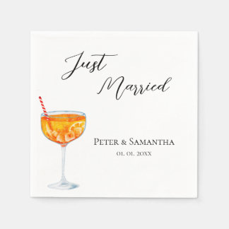 Serviette En Papier Mariage coup de foudre au Spritz