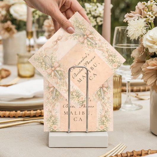 Serviette En Papier Mariage Cuisine Emportée
