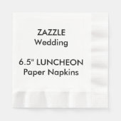 Serviette En Papier Mariage Custom LUNCHEON Papier jetable serviettes (Devant)