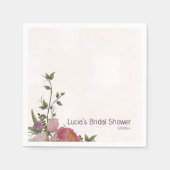 Serviette En Papier Mariage dans les bois de Bourgogne (Devant)