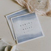 Serviette En Papier Mariage d'aquarelle côtière Ebb Tide