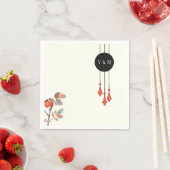 Serviette En Papier Mariage d'automne à minuit (En situation)