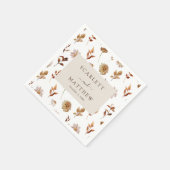 Serviette En Papier Mariage de automne (Coin)