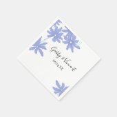 Serviette En Papier Mariage de baies bleues (Coin)