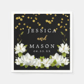 Serviette En Papier Mariage de base Cocktail serviettes (Devant)