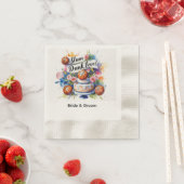 Serviette En Papier Mariage de basket-ball (En situation)