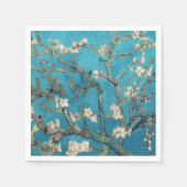 Serviette En Papier Mariage de branches d'amandiers en fleurs (Devant)