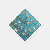 Serviette En Papier Mariage de branches d'amandiers en fleurs (Coin)