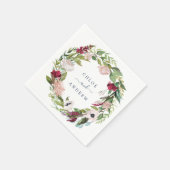 Serviette En Papier Mariage de Breeze tropical (Coin)