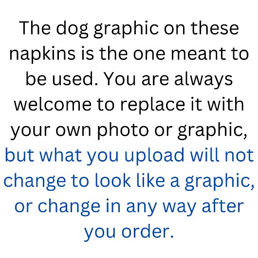 Serviette En Papier Mariage de chien de boîte