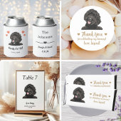 Serviette En Papier Mariage de chien du laboratoire jaune