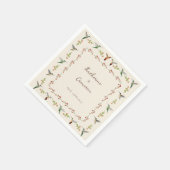 Serviette En Papier Mariage de colibris (Coin)