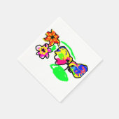 Serviette En Papier Mariage de colibris (Coin)