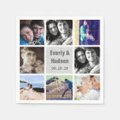 Serviette En Papier Mariage de collection photo moderne serviettes (Devant)