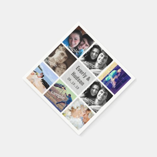 Serviette En Papier Mariage de collection photo moderne serviettes (Coin)