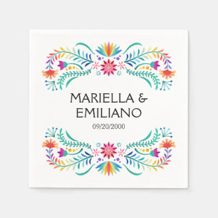 Serviette En Papier Mariage de douche Fiesta Floral