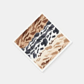 Serviette En Papier Mariage de ferme - Vachette (Coin)