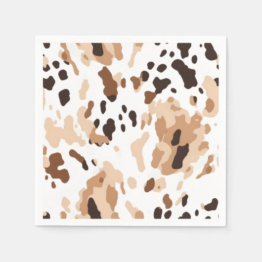 Serviette En Papier Mariage de ferme - Vachette (Devant)